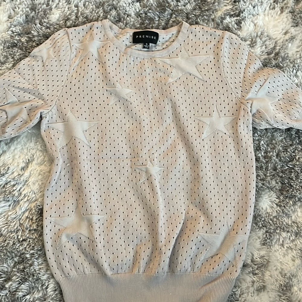 Tan Star Blouse size small